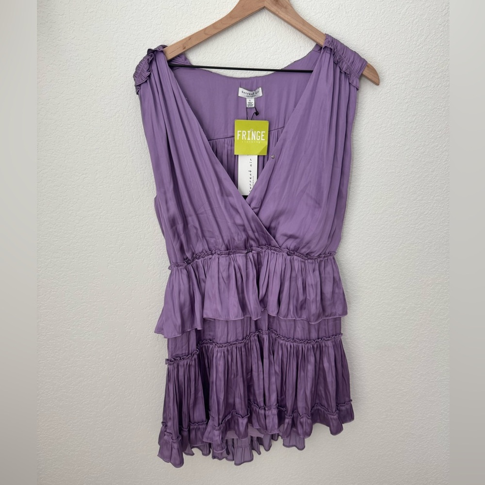 Anthropologie Current Air Tiered Mini Dress Large New With Tags